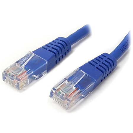 Dynamicfunction 8 ft. Blue Molded Cat5e UTP Patch Cable DY3321219